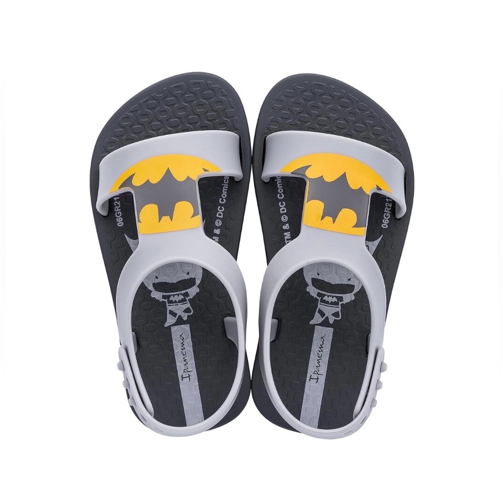 Ipanema Batman Flip Flop Slip On Kids Sandals Size 8